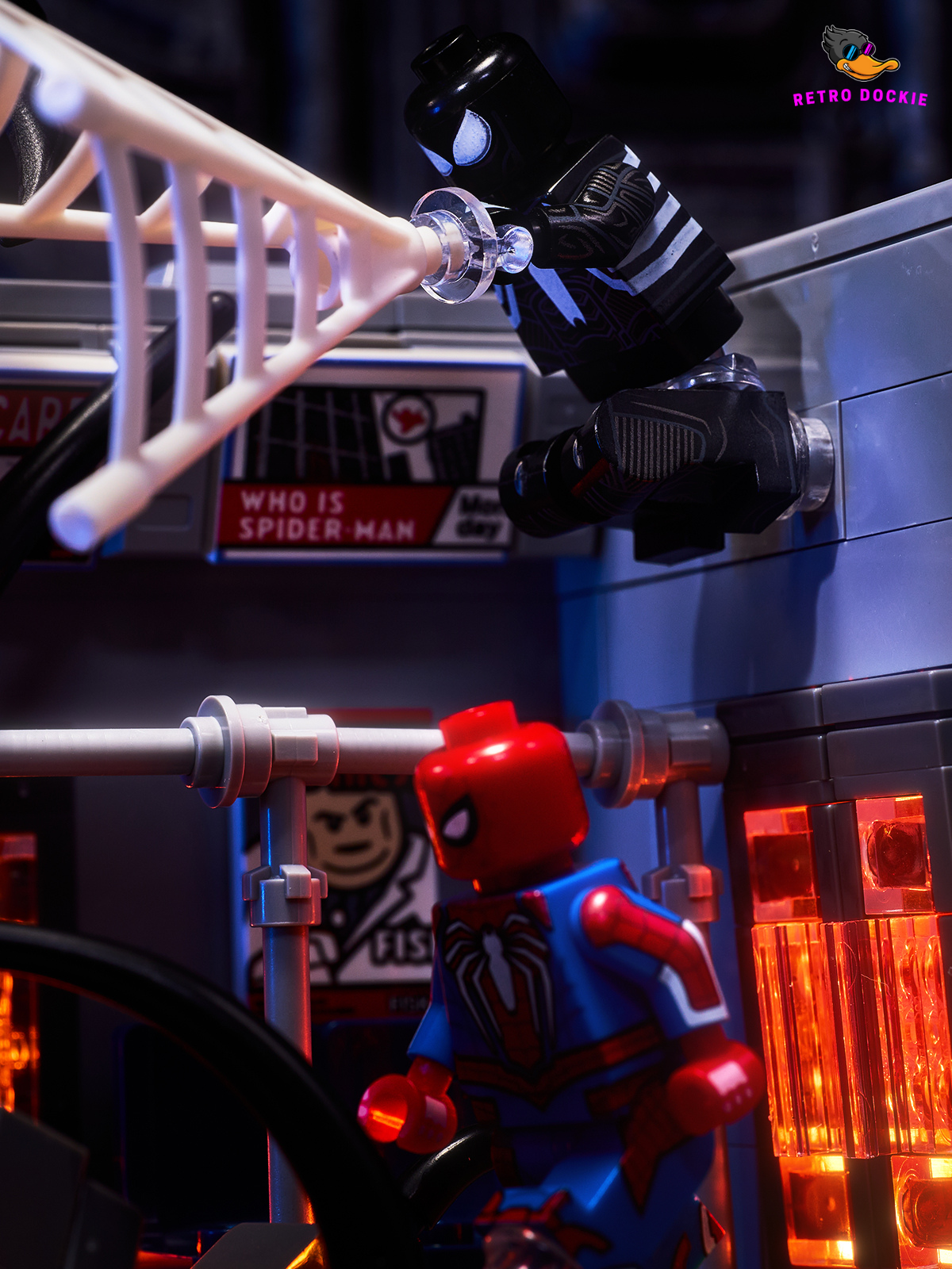Venom and Spider-Man Fight Scene