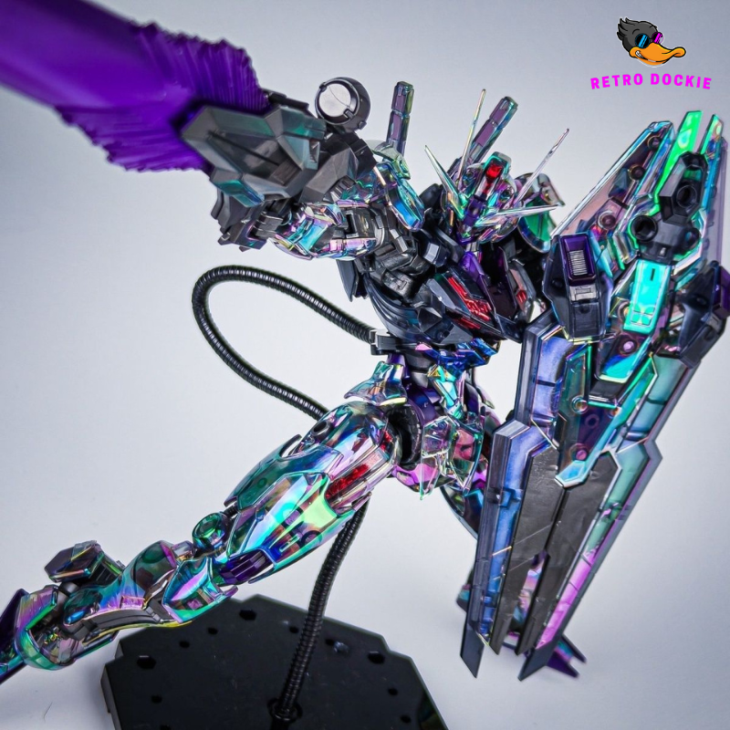 Full Mechanics (FM) XVX-016 Aerial Gundam Model Kit - Prismatic Laser Finish (Approx. 18cm)