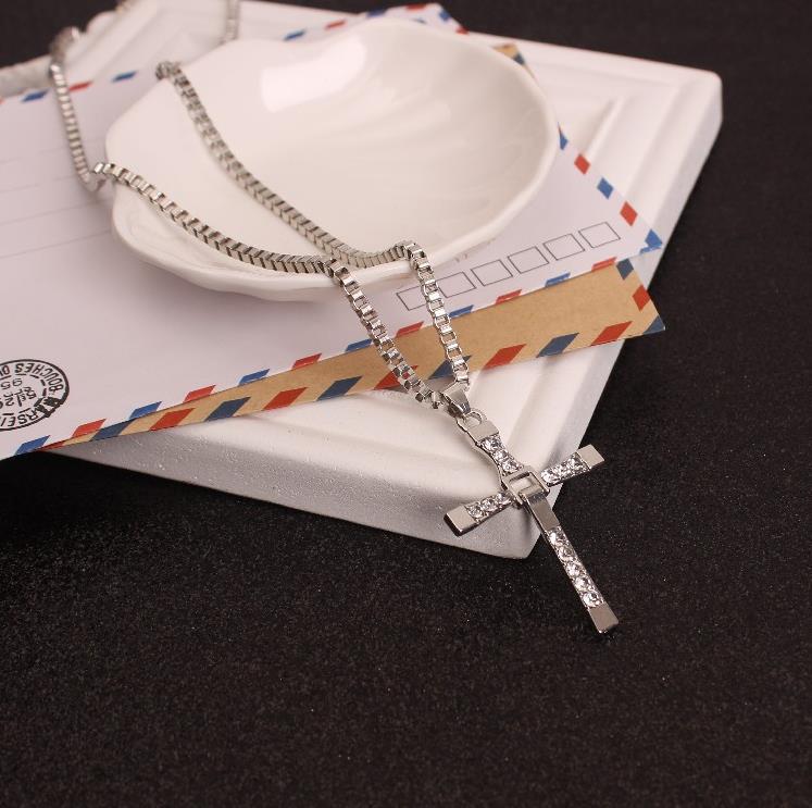 Fast and Furious Necklace, Cross Necklace for Friends and Family