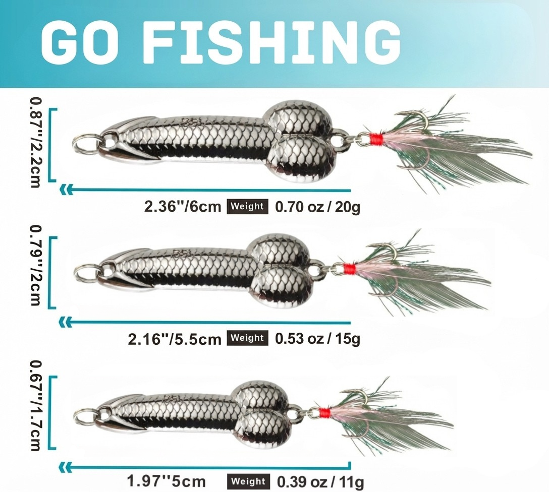 Metal Dick Fishing Bait (Female Fish Killer)