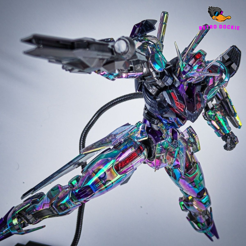 Full Mechanics (FM) XVX-016 Aerial Gundam Model Kit - Prismatic Laser Finish (Approx. 18cm)