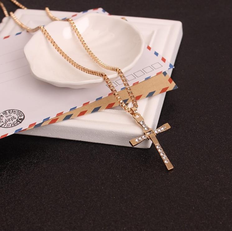 Fast and Furious Necklace, Cross Necklace for Friends and Family