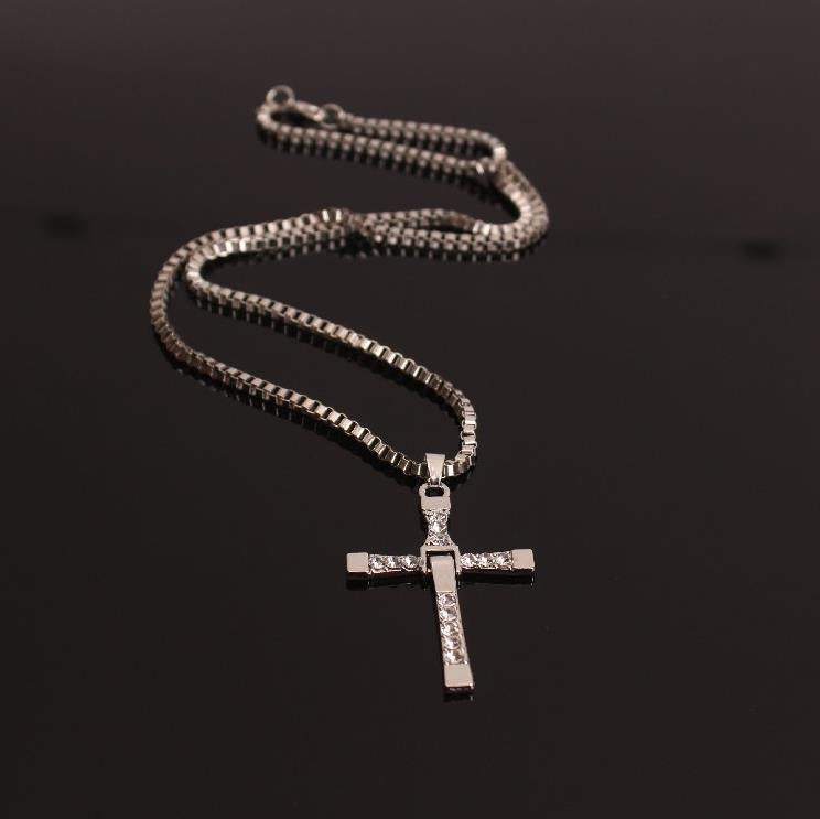 Fast and Furious Necklace, Cross Necklace for Friends and Family