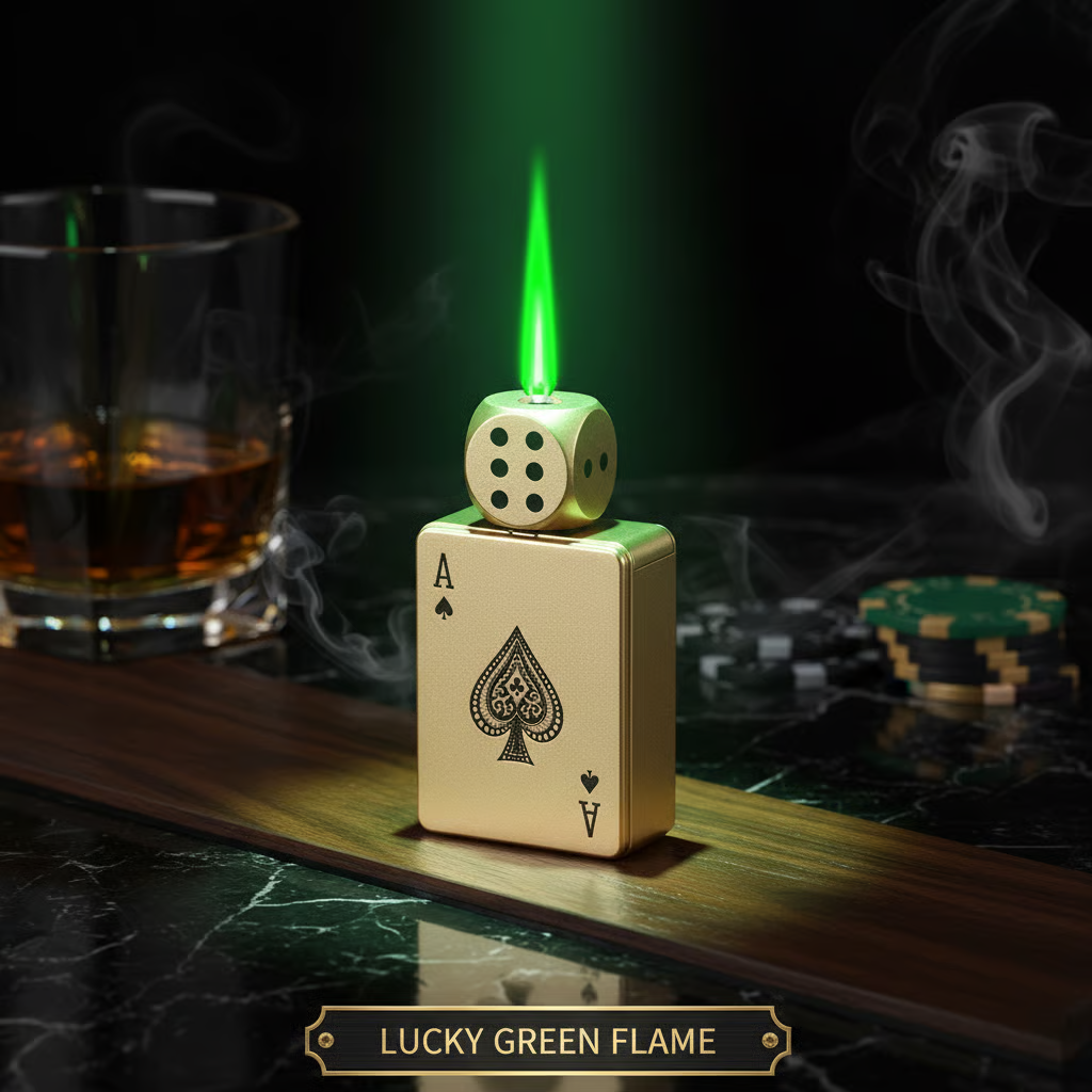 🎉Buy 1 Get 1 Free🎲Windproof Poker Dice Rotating Cigar Lighter