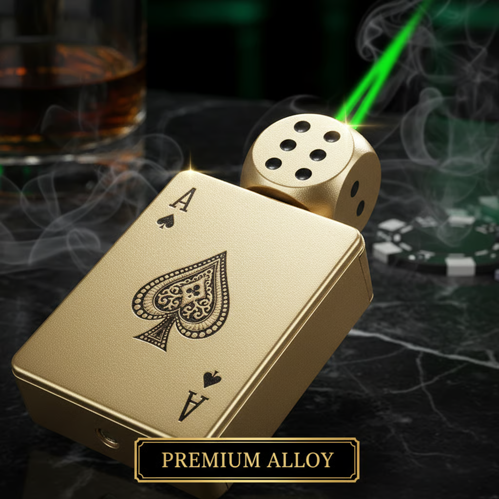 🎉Buy 1 Get 1 Free🎲Windproof Poker Dice Rotating Cigar Lighter