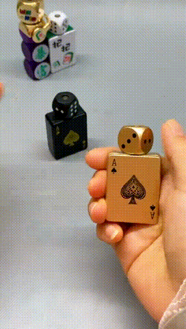 🎉Buy 1 Get 1 Free🎲Windproof Poker Dice Rotating Cigar Lighter