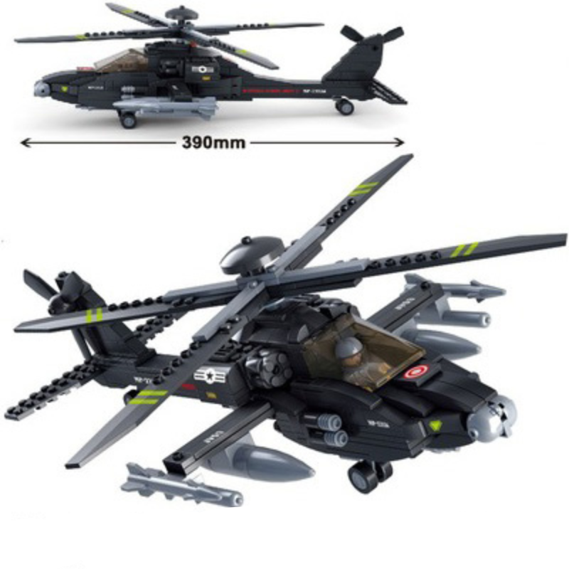 US Military Aircraft Building Block Model