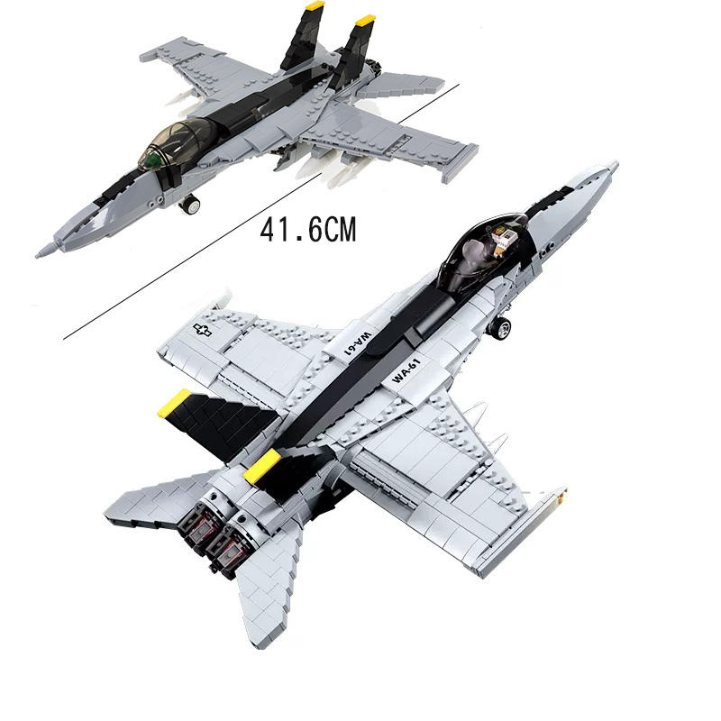 US Military Aircraft Building Block Model