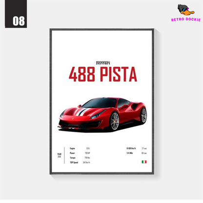 Sports Car Mural
