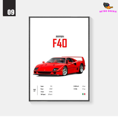 Sports Car Mural