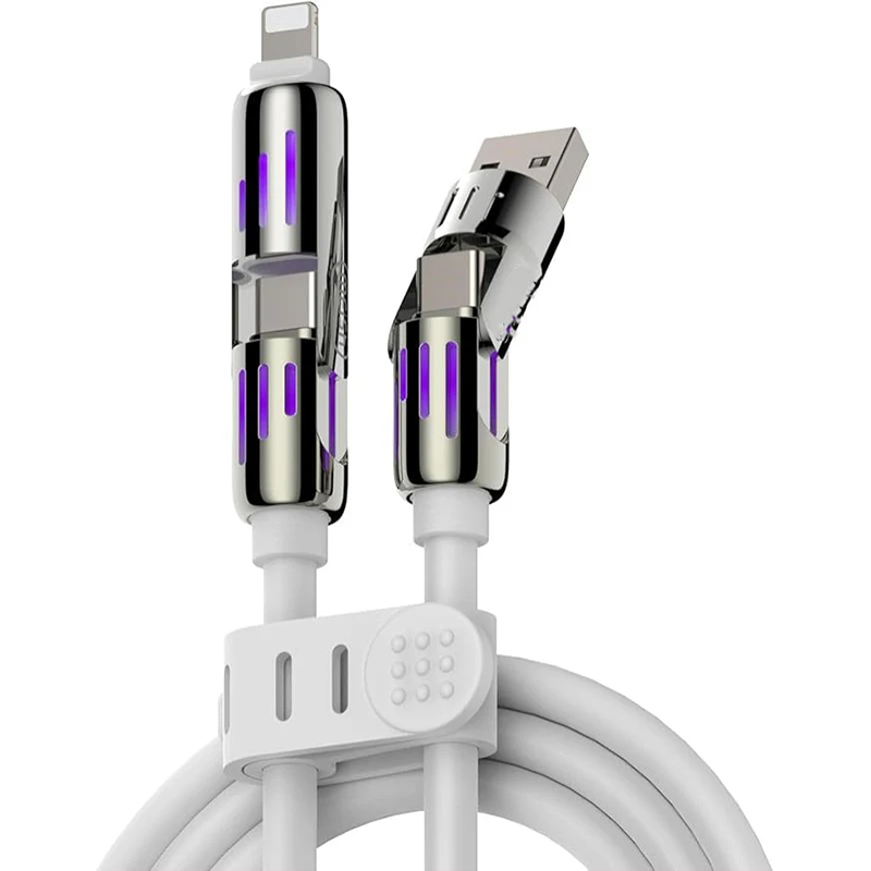4-in-1 Multi USB Charging Cable 240W 1.5m (5 ft) Pro