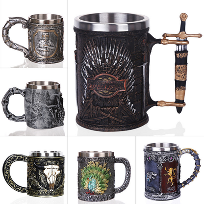 Skull beer mug