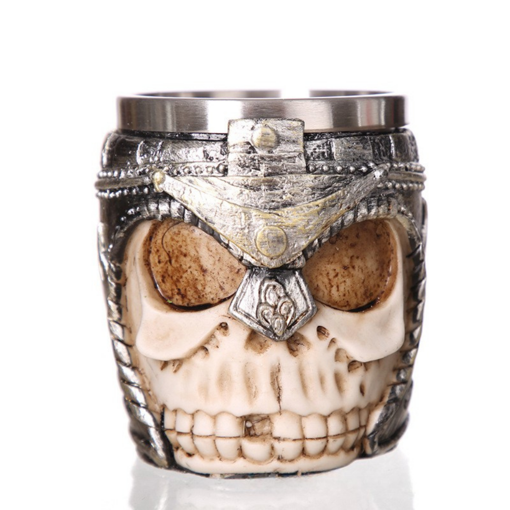 Skull beer mug