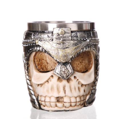 Skull beer mug