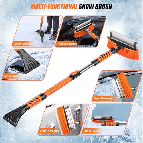 2-in-1 Snow Brush and Snow Shovel