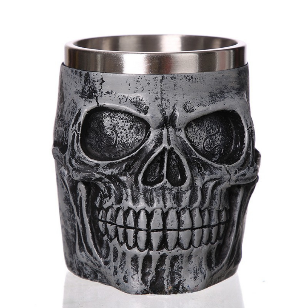Skull beer mug