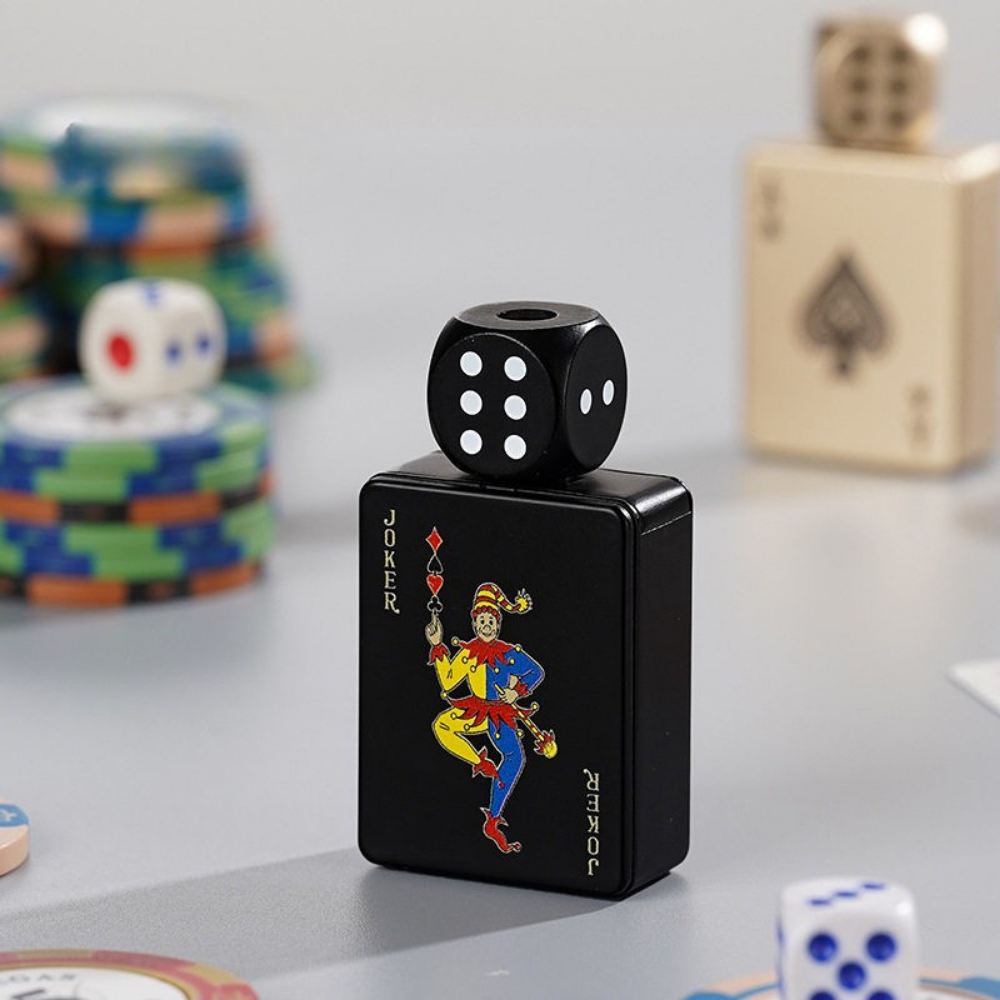 🎉Buy 1 Get 1 Free🎲Windproof Poker Dice Rotating Cigar Lighter