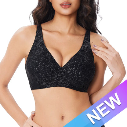 Full coverage wireless bra