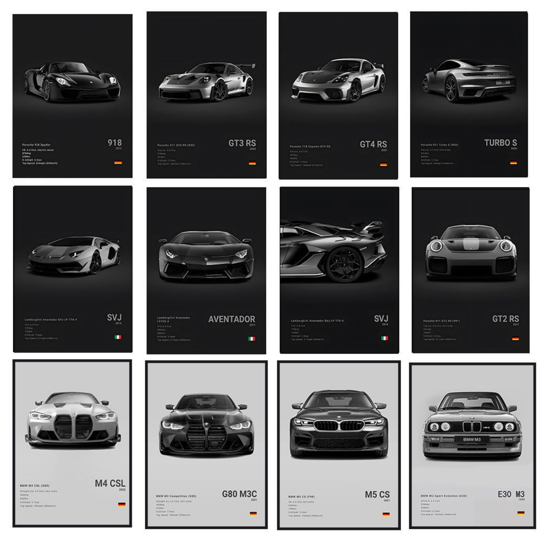 Sport Car Decorative Painting