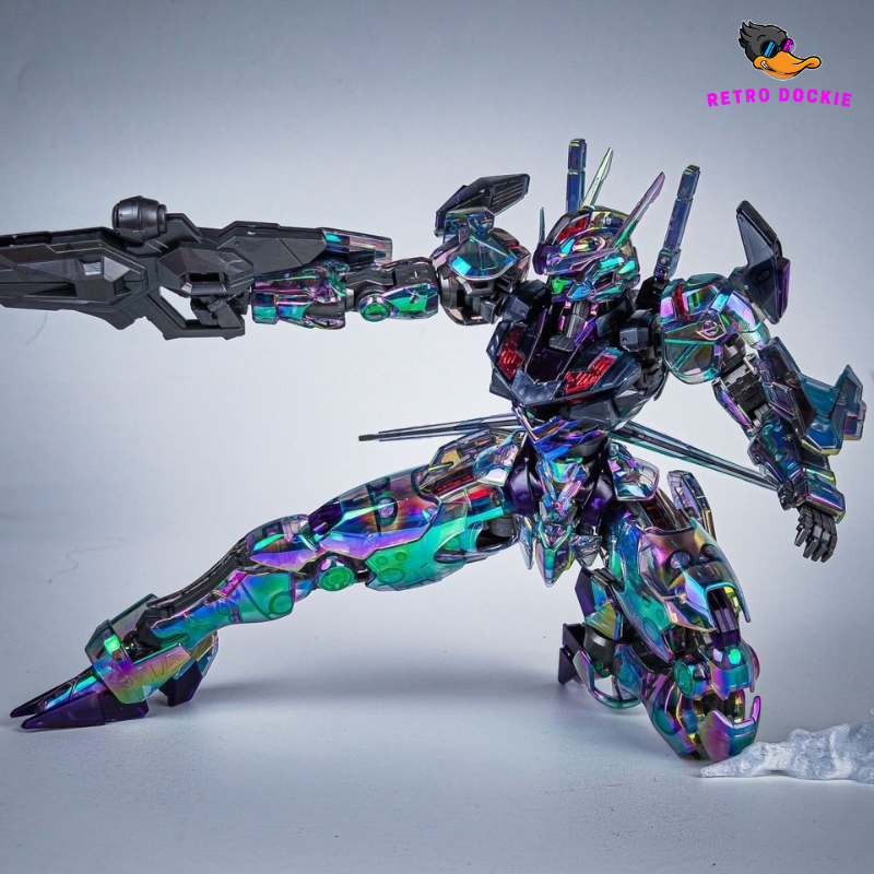 Full Mechanics (FM) XVX-016 Aerial Gundam Model Kit - Prismatic Laser Finish (Approx. 18cm)
