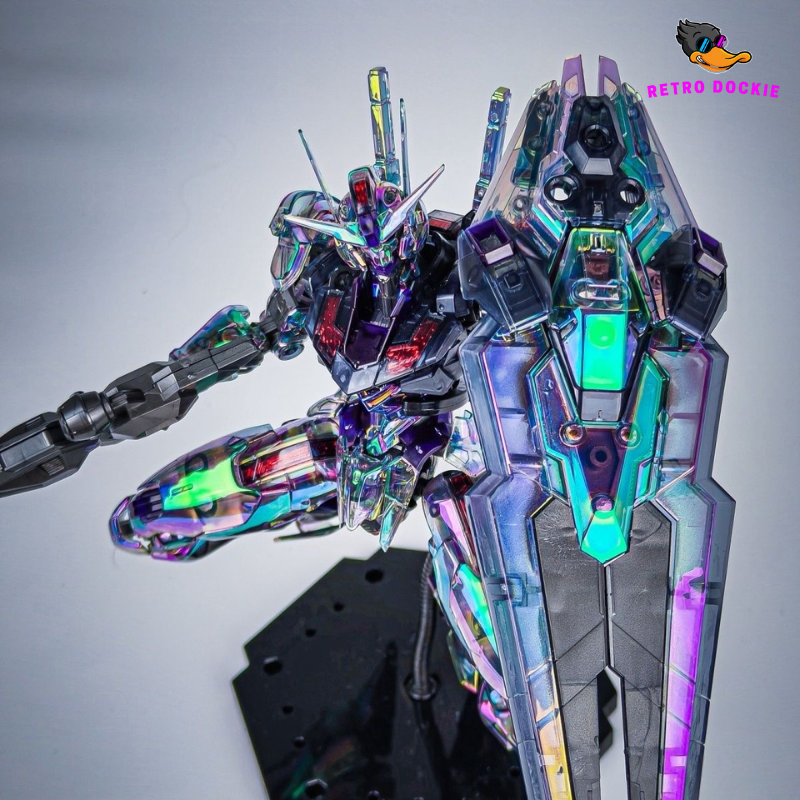 Full Mechanics (FM) XVX-016 Aerial Gundam Model Kit - Prismatic Laser Finish (Approx. 18cm)