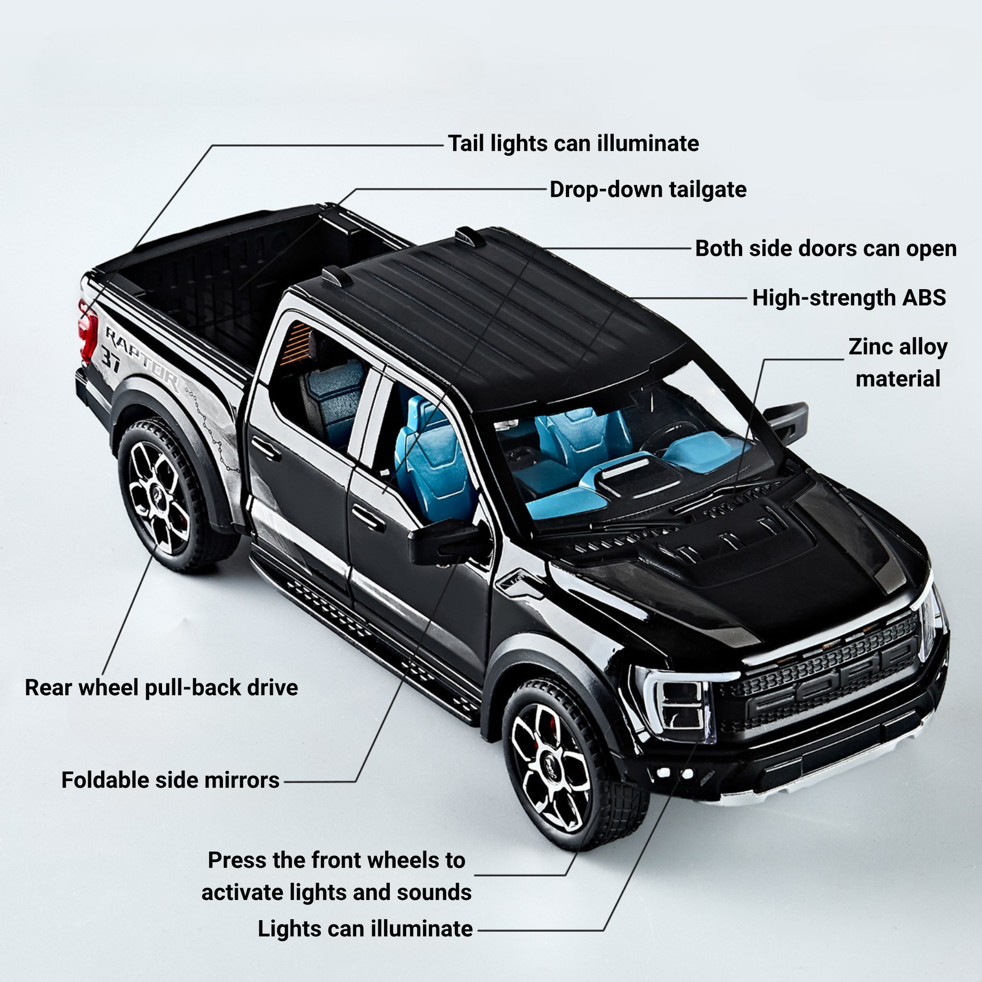 1/20 Ford F-150 Diecast Model Truck