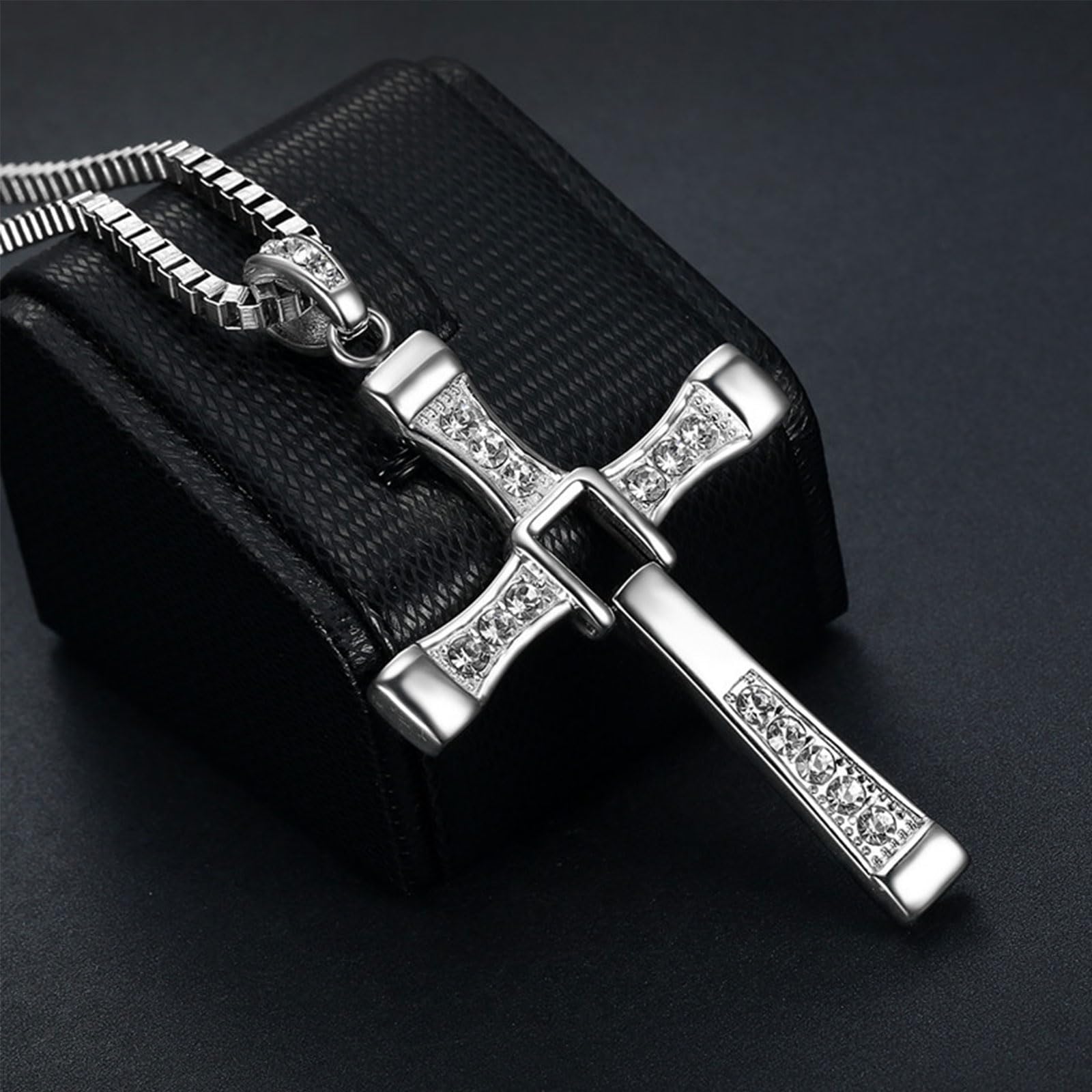 Fast and Furious Necklace, Cross Necklace for Friends and Family