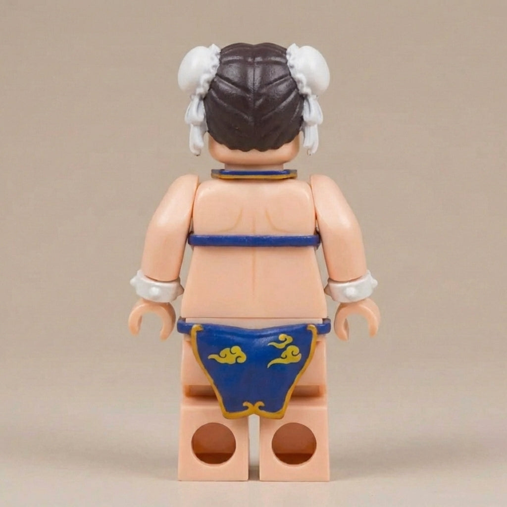 Busty Anime Heroine Brick Figures