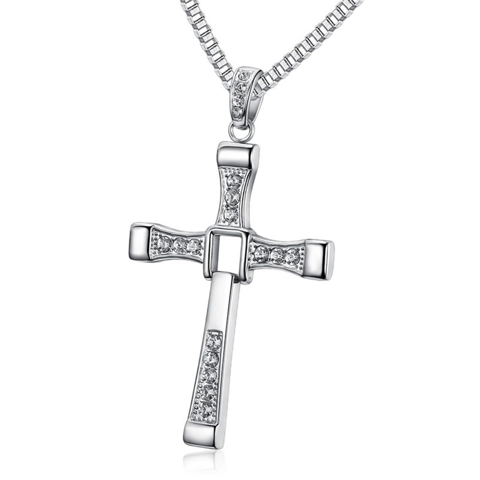 Fast and Furious Necklace, Cross Necklace for Friends and Family