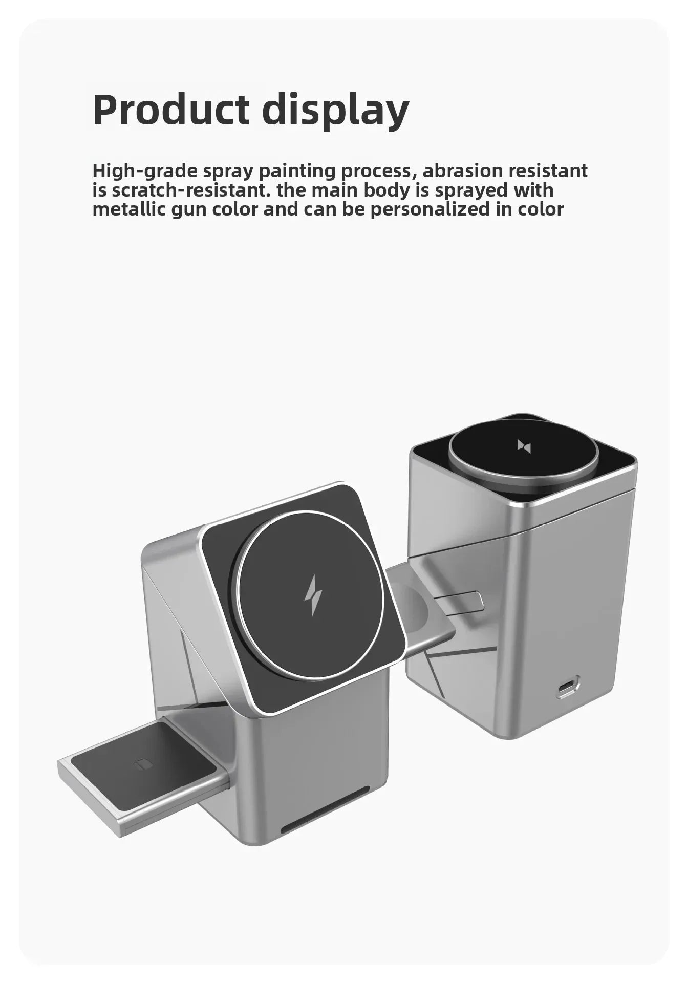 3-in-1 Foldable Magnetic Wireless Charging Station