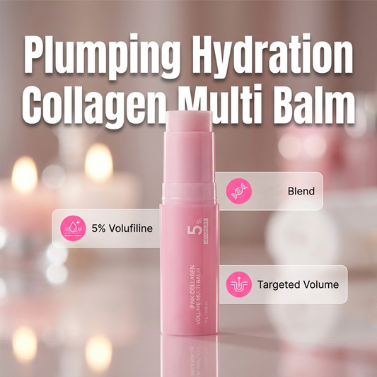 ✨Pink Collagen Balm – 5% Volufiline + collagen. Targets hollow areas, restores volume. Like a pillow for your face. Last day – stack up! 🛍️💎