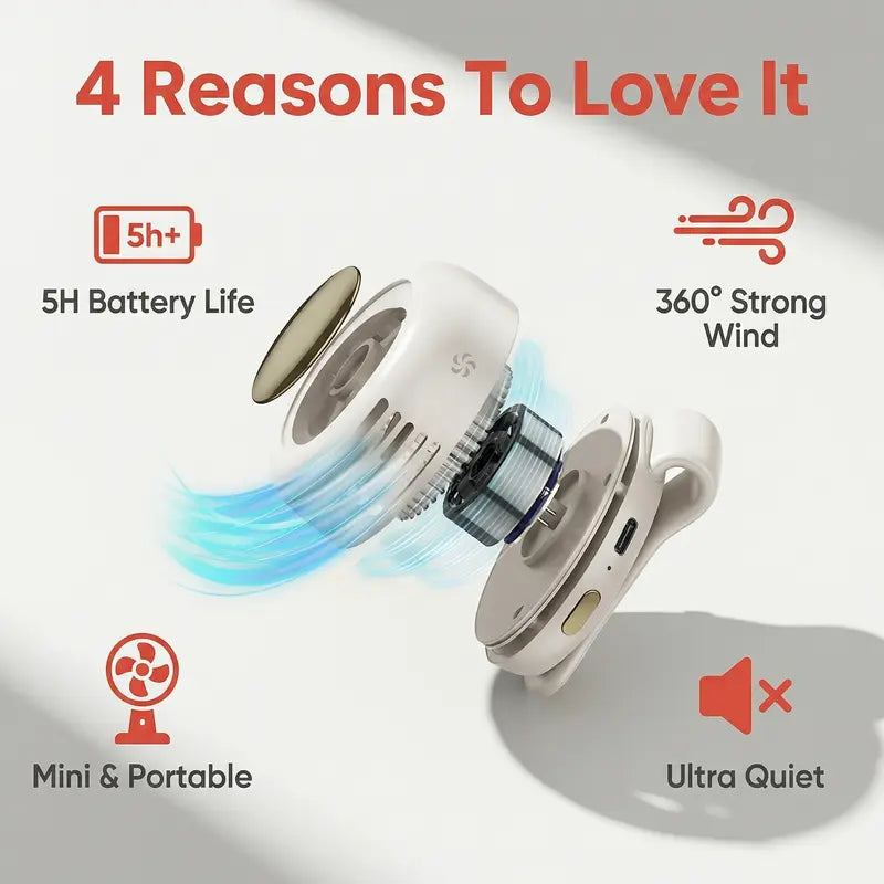 🌬️ Mini Bladeless Fan