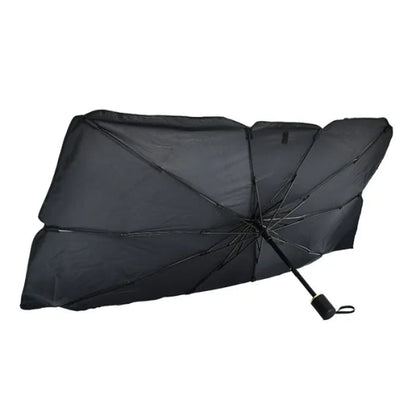 ☂️ Umbrella Windshield Sun Shade – Foldable UV & Heat Protection for Cars