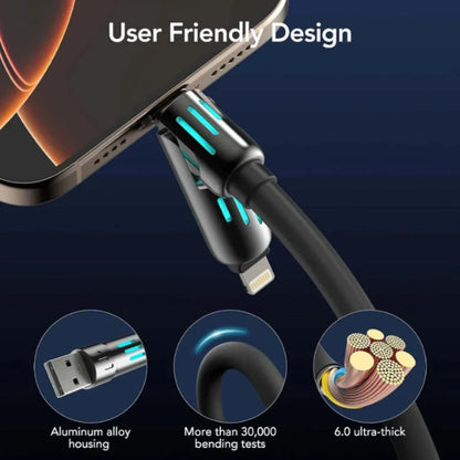 4-in-1 Multi USB Charging Cable 240W 1.5m (5 ft) Pro