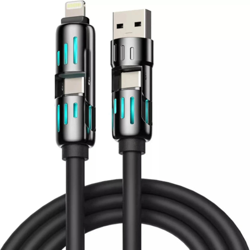 4-in-1 Multi USB Charging Cable 240W 1.5m (5 ft) Pro