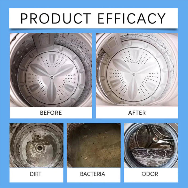 🧼 Washing Machine Cleaner Tablets – Deep Clean, Deodorize & Freshen Your Washer