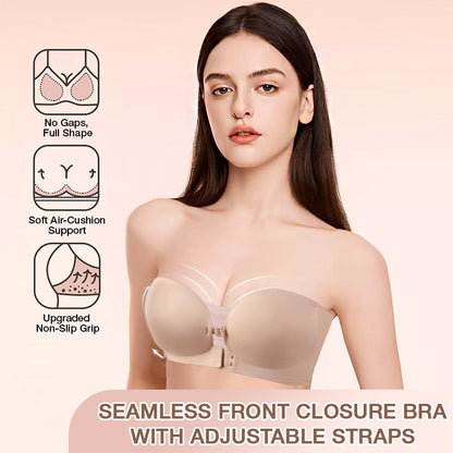 💞 Seamless Front Closure Bra – Ultimate Comfort & Support | 60% OFF Today